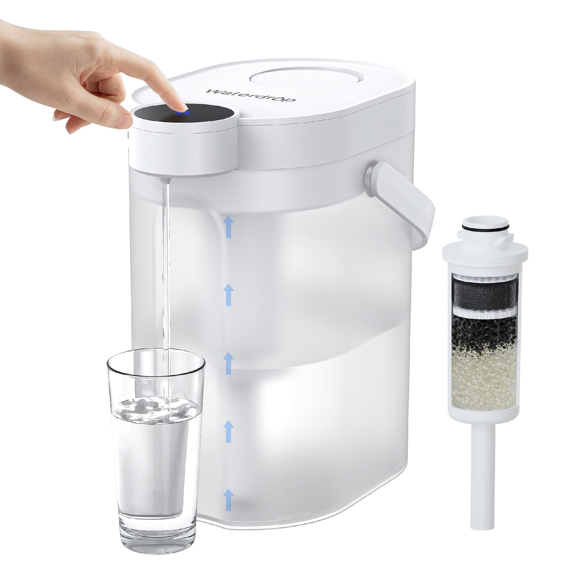 Amazon.com: Waterdrop ED06W Electric Water Filter Pitcher